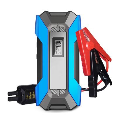 China Portable 18W Passenger Car Car Battery Charger Jump Starter 10000mAh Lithium Battery Car Jump Starter With Display Screen for sale