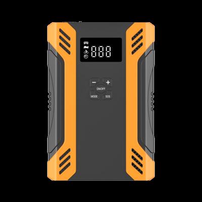 China Built-in 12V 150 PSI Digital Display Car Battery Jump Starter and Potable Tire 10000mAh Car Jump Starter with Air Compressor for sale