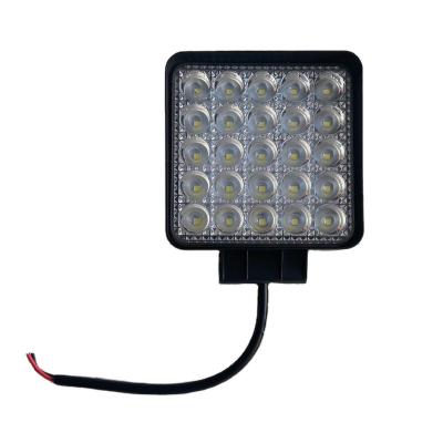 China Aluminum 75W Led Work Light Truck Car Headlights 12V Lighting System Auto Square Led Fog Lights For ATV TRUCK OFF ROAD BOAT for sale