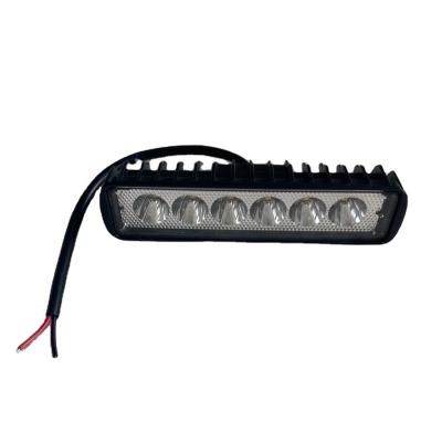 China High Quality Car LED Work Lamp 6 Beads 18W LED Light Bars Line One Work Light for sale