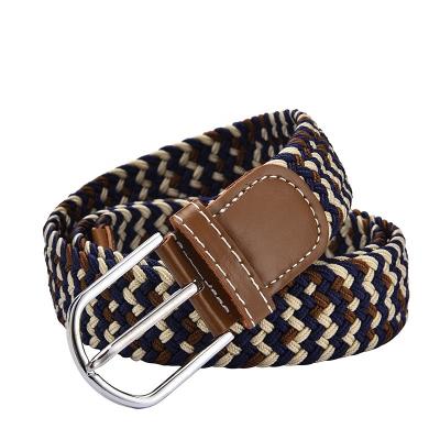 China Wholesale Belts Mens Cotton Decoration Cloth Adjustable Elastic Canvas Belt for sale