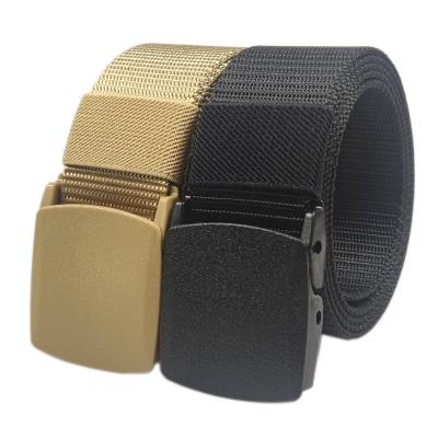 China Wholesale Plastic Men's Retro Tactical Belt Nylon Buckle Belt for sale