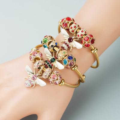 China Vintage Wholesale Women's New Trend Crystal Bracelets Sparkle Luxury Bracelet for sale