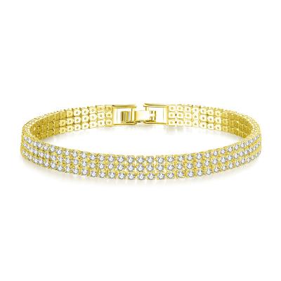 China Wholesale Vintage Unisex Crystal Bling Bracelets Charming Diamond Bracelet for sale