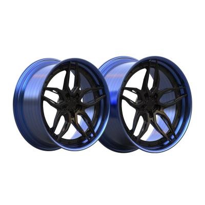 China Customzied Forged Forged car rims 17 18 19 20 21 22 23 24 inch car aluminum 5x114 5x150 6x135 6X139 wheel rim 3 piece 5 hole car alloy wheels for sale