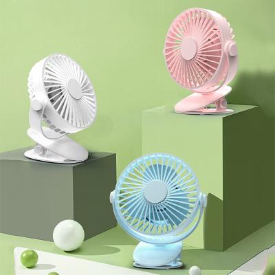 China 360Â ° Clip Fan Mini Clip Fan Usb Rechargeable Portable Desktop Fan New Arrival Mini Table Fan Battery Operated for sale