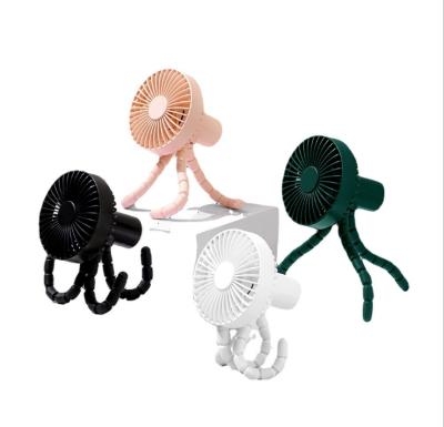 China Handheld Fan USB Mini Stroller Multifunctional Personal Portable Desktop Rechargeable Fan for sale