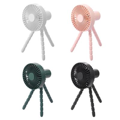 China New Multi Function USB Rechargeable Mini Tripod Clip Fan Foldable Flexible Portable Function Radio for sale