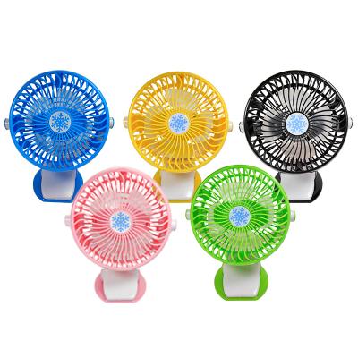 China Wholesale Hotel Clip On Fan Mini Portable Rechargeable Battery USB Table Stand Fan Baby Stroller Clip Fan for sale