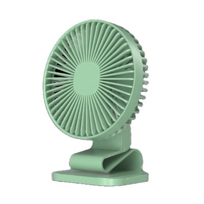 China Fashional Rechargeable Home Appliance Fans 120 Degree Electric Fan USB Charger Oscillating Clip On Desk Fan for sale