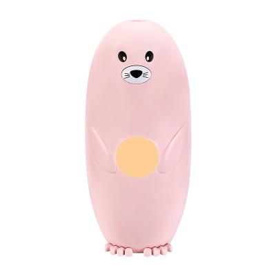 China Household Cute Car Appliances 250ML Seals Shape USB Portable Desktop Small Cool Mist Air Humidifier for sale