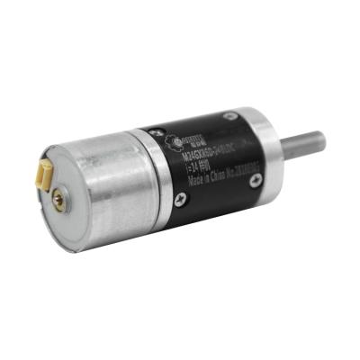 China Large Torque 12v 24v Dc Brushless DC Motor Low Noise Brushless Planetary Gear Motor 24mm Long Life Three Stage Deceleration Ratio Built In Drive for sale