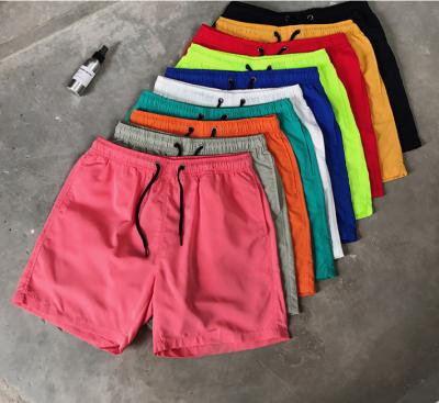 China Mens Summer Solid Color Breathable Casual Shorts Sports Beach Pants Wholesale for sale