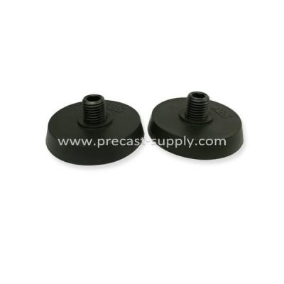 China D50, D60, D70mm ABS RUBBER Covered Threaded Bushing Magnet for PVC PIPE Positioning And Fixing for sale