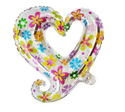 China 18 inch eco-friendly heart shape wedding and banquet decoration inflating foil balloon for party decorations for sale