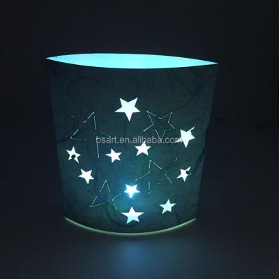 China Decoration Star LED Table Paper Lantern Multi Color Custom Size for sale