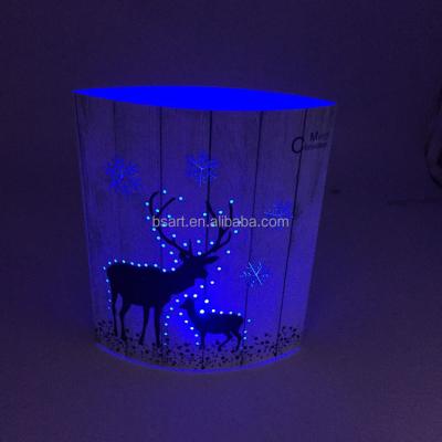 China Europe Multi Color Fashionable Switch Decoration LED Table Paper Lamp for sale