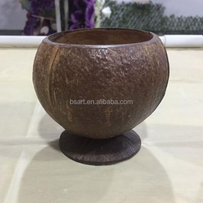 China Whole Coconut Shell Cup Natural Coconut/Coconut Shell Ice Cream Cup for sale