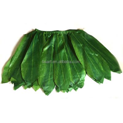 China Banana Leaf Polynesian Dance Skirt Party Decoration Hawaii Polynesian Dance Grass Leaf Skirt BS-08104 for sale