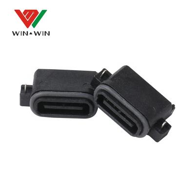 China USB Type C Power 16pin Connectors Waterproof IPX8 for sale