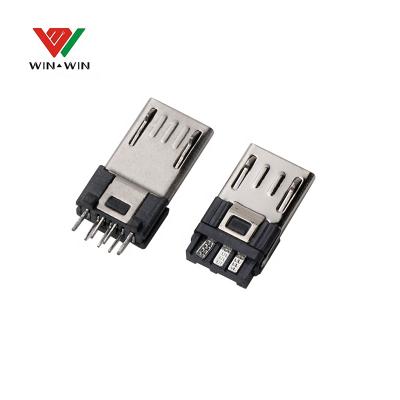 China Micro Power PCB 5 Pin USB Conector Copper Male Terminal for sale