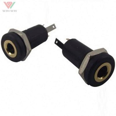 China WQ-705 Power Earphone Female Jack Headset 3 Pole Earphone Jack 3.5mm Stereo Audio Earphone Jack for sale