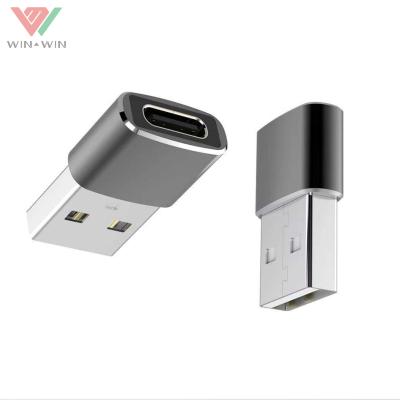 China Power filling. 2021 Summer High Quality USB A Male To Type C Female Charging Adapter for sale