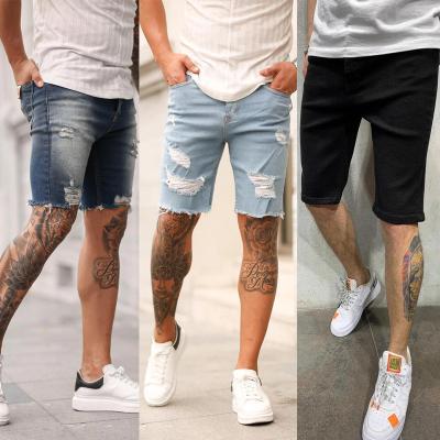 China Breathable Custom Destroyed Jeans Ripped Skinny Jeans Mens Monkey Pants Quantity Cotton OEM Customized Spring for sale