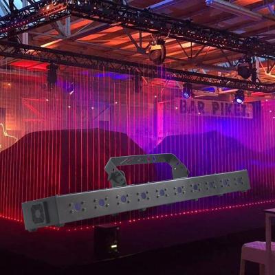 China 10 Laser Beam Parallel Effects 2020 New 1W RGB Lasershow System Laser Light Beam Laser Disco Lights Easy Adjust Single Color Small Spot Laser Light Bar for sale