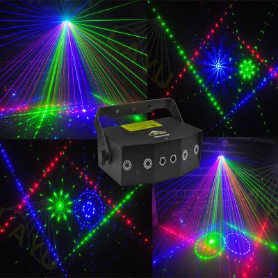 China 24 Kinds of Laser Beam Patterns and Lines TF02RGB One-Dimensional Area Laser Image Laser Beam RGB Scans Bar Cafe Christmas Home Party Disco Effect Lighting System Show DMX DJ dance for sale