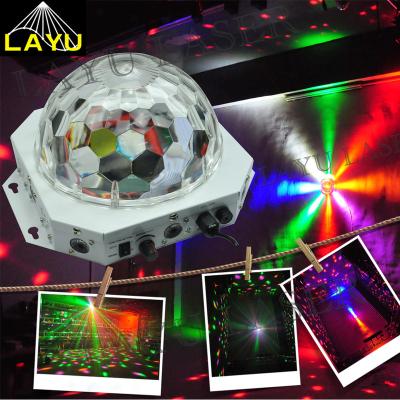 China Multicolor Beam Effects 6 Colors Light Cheap Price 18W Sound Activated Strobe Lamp Disco Ball Changing Party DJ Lights LED Stage Light with Innovative 8 Beams for sale