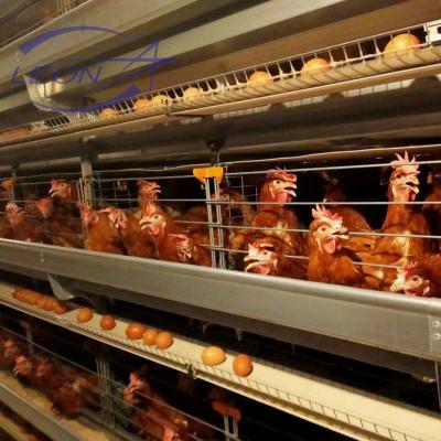 China Automatic Chicken House Leon Animal Equipment Battery Cage Poultry Farm for sale