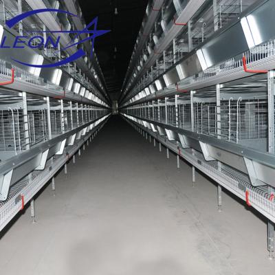 China Farms Leon Series Poultry Chicken Layer Cage System Pullet Cage System With Automatic Poultry Equipment for sale