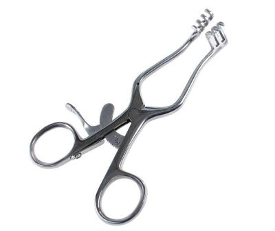 China Reusable Forks Surgery Instruments 16cm Orthopedics Blunt Surgical Retractor 3*4 Self Clamping Retractor for sale