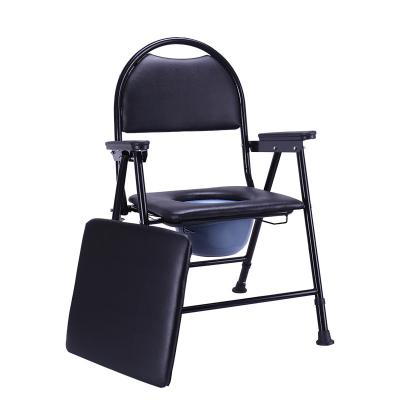 China Folding Mobile Toilet Chair For Medical Rehabilitation Hospital Use Items for sale