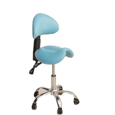 China Dental equipment cheap height adjustable backrest removable saddle chair for dental beauty salon for sale