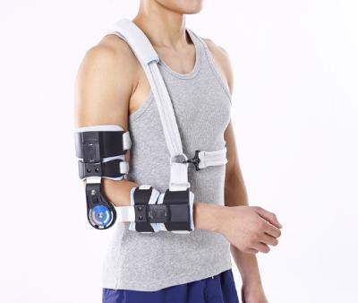 China Fracture Patient Adjustable Physiotherapy Elbow Splint Forearm Medical Orthopedic Supports Sever Protector Upper Limb Orthosis Equipment for sale