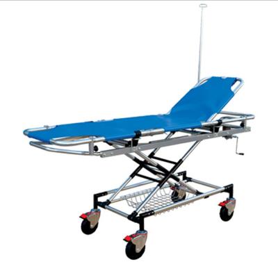 China Comfortable Clinics Aluminum Alloy Stretcher Trolley Separator Emergency Rooms And Stretcher for sale