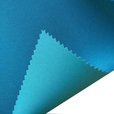 China Tear-resistant 100% Polyester 600D Textile Blue PVC Coated Oxford Fabric For Bag for sale