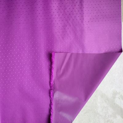 China Customizable Polyester Waterproof Dot High Quality Taffeta Fabric Purple for sale