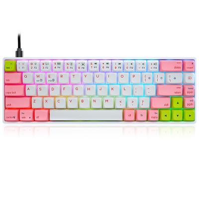 China 68 key optical hot selling mechanical keyboard for computer mechanical keyboards for sale for sale