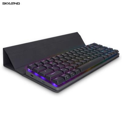 China Newest Launch Gateron Skyloong Switch 68key RGB Mechanical Keyboard NT68 Hotswap Non Game for sale