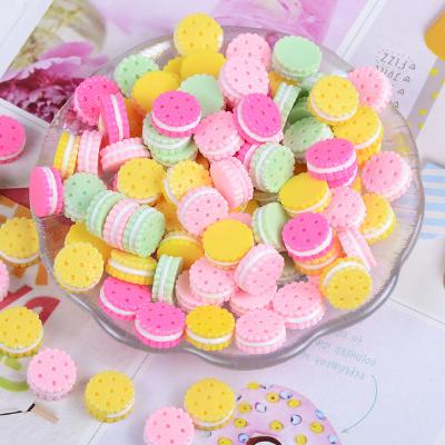 China Resin Nail Art Decoration 10 PCS 15mm Kawaii Candy Bear Heart Nail Charms Cartoon Cake Donut Series Flat Back DIY Nail Art Decoration Accessories For Nails for sale