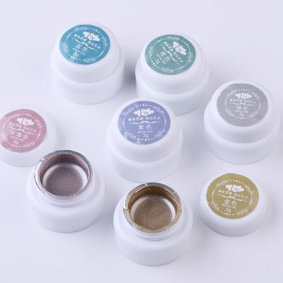 China Boxed Gel Polish Solid UV Gel Nail Polish 3ml No Drip Glitter Painting Shiny Can Gel Nail Glue Soak Off Nail Art Lacquer UV Gel Polish for sale