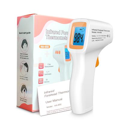 China Forehead Factory Price Medical Non Contact Digital Infrared Thermometer Ideal For Baby Infants Adults With Fever Alarm for sale