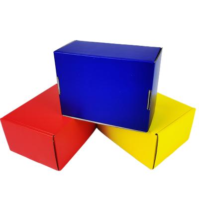 China Recyclable High Quality Customized Mental Products Packaging Box Tab Lock Folding Corrugated Mailing Paper Box for sale