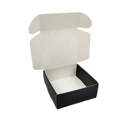 China Manufacturer Black Cardboard Custom Logo Cosmetics Eyelash Storage Boxes Recyclable Packaging for sale