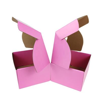 China Large Recyclable Wholesale Pink Clothing Subscription Shipping Boxes Colorful Mailer Customized Box For Packaging for sale