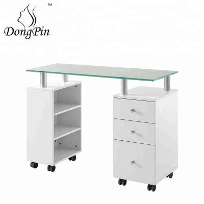 China Glass Nail Table Granite Manicure Table Top Prices for sale