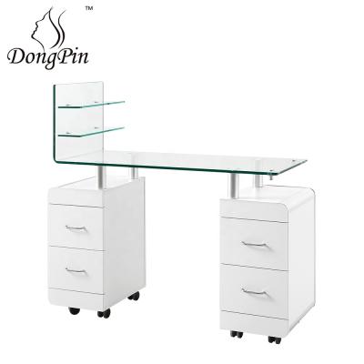 China Nail Table Vented Manicure Table Nail Station for sale